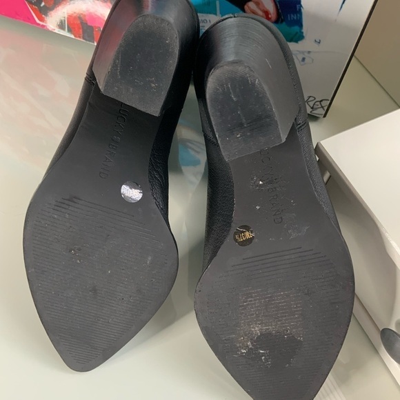 Lucky Brand Leather Western Boots in Black - Picture 9 of 9